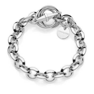 Unoaerre Bracciale catena rolò Triangoli -2225