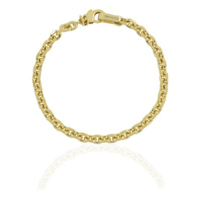 Unoaerre Bracciale Catena Ovale Dorata -2500