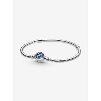 Pandora Bracciale Moments con Chiusura Pietre Blu -599288C01-17