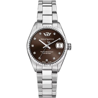 Philip Watch Orologio Caribe Urban Marrone con Diamantini Donna -R8253597665