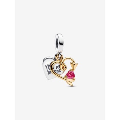 Pandora Charm Pendente Cuore con Freccia da incidere -763622C01