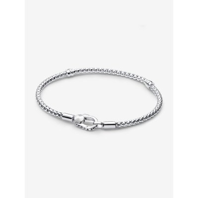 Pandora Bracciale Maglia Geometrica con Chiusura a Moschettone -593681C00