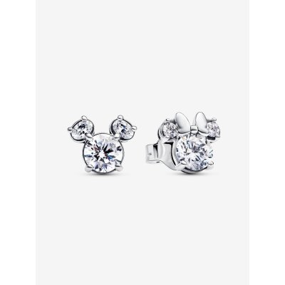 Pandora Disney, Orecchini Scintillanti Mickey Mouse e Minnie Mouse -293219C01