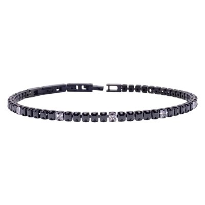 Ruah Bracciale Tennis In Acciaio Uomo -BR7257