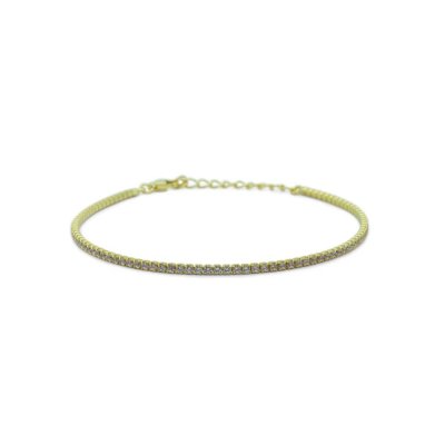 Dilvdò Bracciale Tennis Gold Pink -BRTCORS