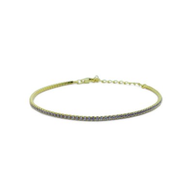 Dilvdò Bracciale Tennis Gold Lavander -BRTCOLIL