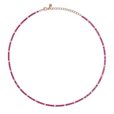 Dilvdò Chocker Tennis Rosè Ruby & White -CLDVRRALT