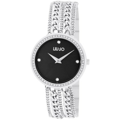 Liu Jo Orologio Chains Silver Nero Donna -TLJ1831