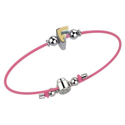 Nanan Bracciale Rosa lettera F -NAN0011F