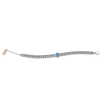 Nanan Bracciale con Orsetto Azzurro-NAN0348