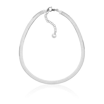 Unoaerre Donna Collana In Argento Herringbone -6394