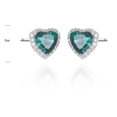 Evideence Orecchini Cuore Verde -EVOR05001100